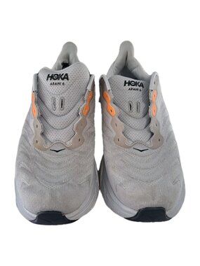 Hoka One One Men's 10.5 Wide Arahi 6 White Sneakers No Laces FLAW